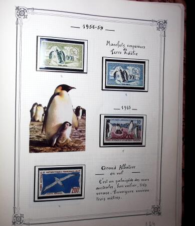 1948-1977 Jolie petite collection avec des timbres