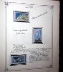 1948-1977 Jolie petite collection avec des timbres