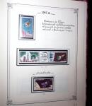 1948-1977 Jolie petite collection avec des timbres