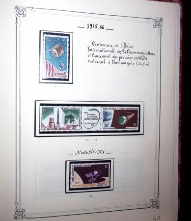 1948-1977 Jolie petite collection avec des timbres