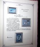 1948-1977 Jolie petite collection avec des timbres