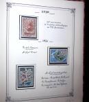 1948-1977 Jolie petite collection avec des timbres