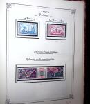 1948-1977 Jolie petite collection avec des timbres