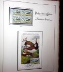 1948-1977 Jolie petite collection avec des timbres