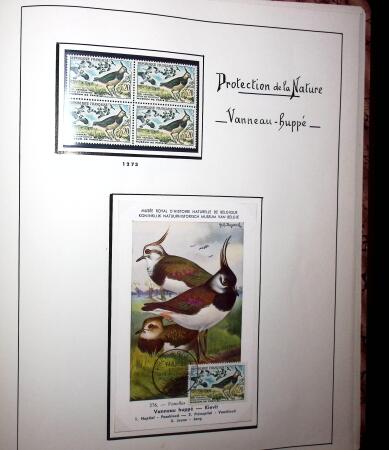 1948-1977 Jolie petite collection avec des timbres