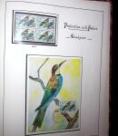 1948-1977 Jolie petite collection avec des timbres