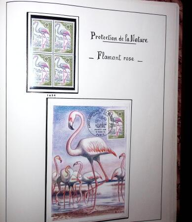 1948-1977 Jolie petite collection avec des timbres