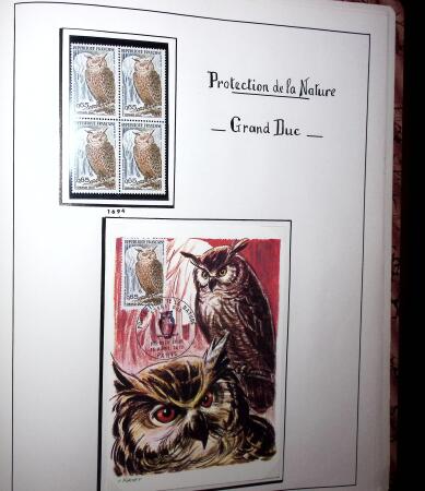 1948-1977 Jolie petite collection avec des timbres