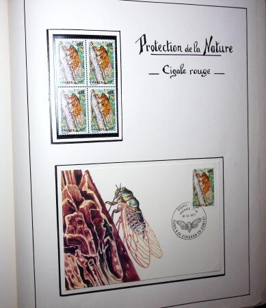 1948-1977 Jolie petite collection avec des timbres