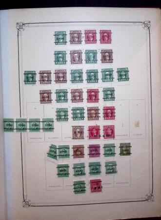 1889-1950 Collection of over 500 precancelled items of Canada and the USA, with multiples
