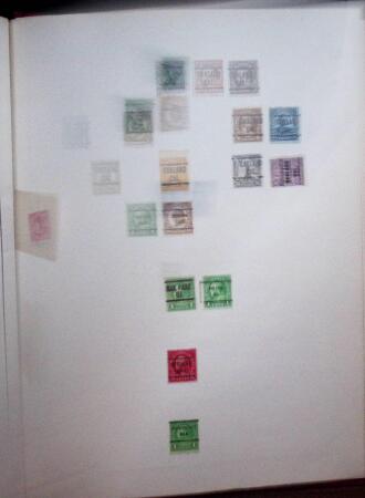 1889-1950 Collection of over 500 precancelled items of Canada and the USA, with multiples