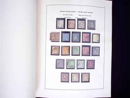 1850-1986, Gebrauchte und ungebrauchte Sammlung Schweiz