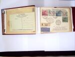 1914-32 Reichhaltige Partie Flugpostbriefe (61), meistens