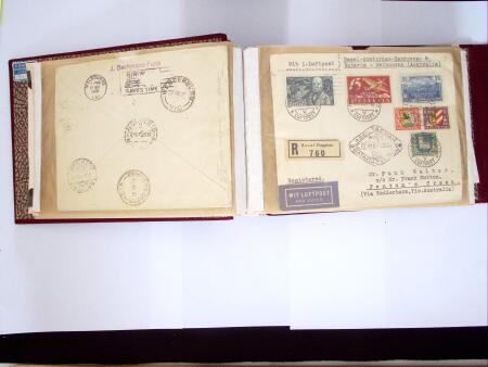 1914-32 Reichhaltige Partie Flugpostbriefe (61), meistens