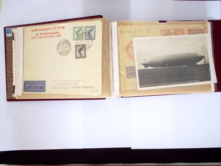 1914-32 Reichhaltige Partie Flugpostbriefe (61), meistens
