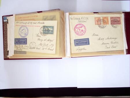 1914-32 Reichhaltige Partie Flugpostbriefe (61), meistens