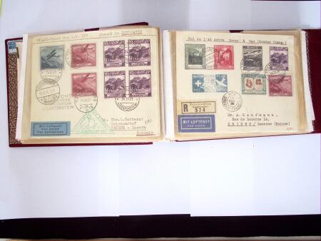 1914-32 Reichhaltige Partie Flugpostbriefe (61), meistens