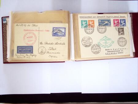 1914-32 Reichhaltige Partie Flugpostbriefe (61), meistens