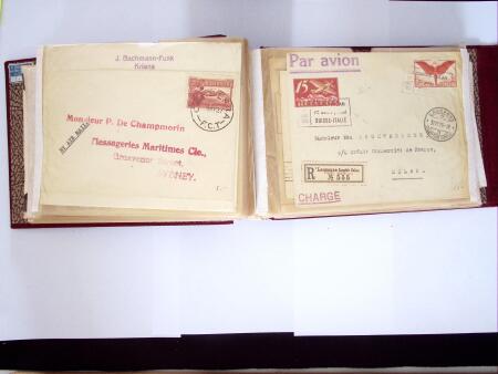 1914-32 Reichhaltige Partie Flugpostbriefe (61), meistens