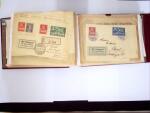 1914-32 Reichhaltige Partie Flugpostbriefe (61), meistens