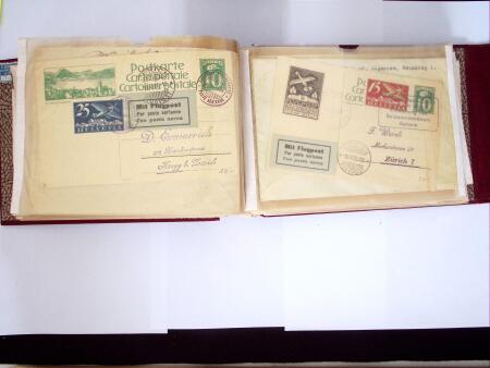 1914-32 Reichhaltige Partie Flugpostbriefe (61), meistens