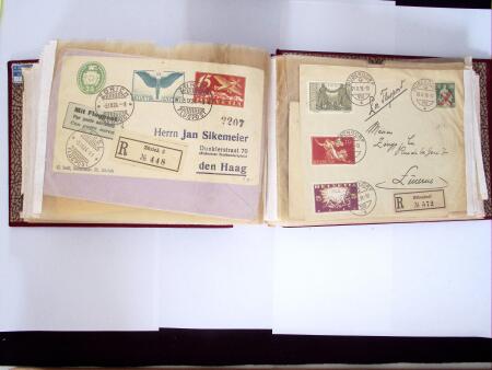 1914-32 Reichhaltige Partie Flugpostbriefe (61), meistens