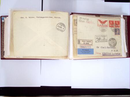 1914-32 Reichhaltige Partie Flugpostbriefe (61), meistens