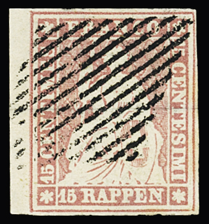 1850-2018 Gebrauchte Sammlung Schweiz in sechs Steckbüchern