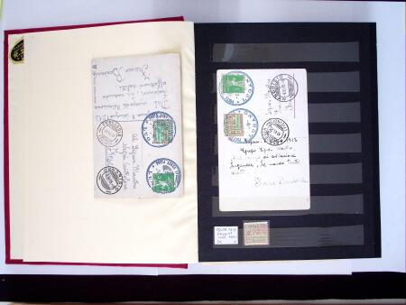 1913-81, Kl. Flugpostsammlung in Steckbuch mit u.a.