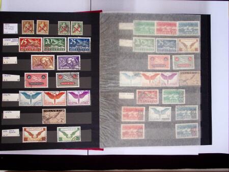 1913-81, Kl. Flugpostsammlung in Steckbuch mit u.a.