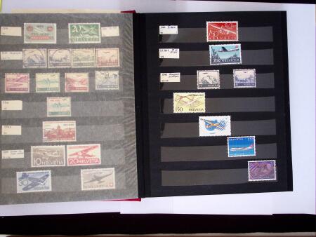 1913-81, Kl. Flugpostsammlung in Steckbuch mit u.a.