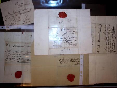 1788-1820, Arkiv mit 74 Belege, meistens von der Zeit