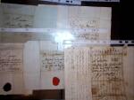 1788-1820, Arkiv mit 74 Belege, meistens von der Zeit