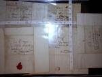 1788-1820, Arkiv mit 74 Belege, meistens von der Zeit