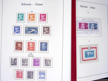 1907-91 Ungebrauchte Sammlung Schweiz in zwei Biella