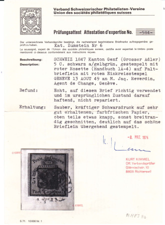 Grosser Adler, farbfrisch mit kräftiger schwarzdruck,