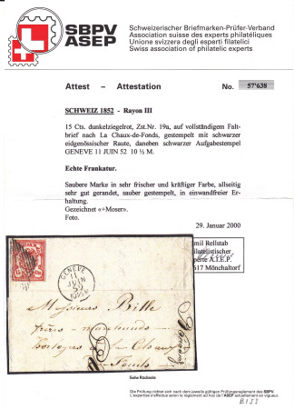 Type 5, dunkelziegelrot in sehr frischer und kräftiger