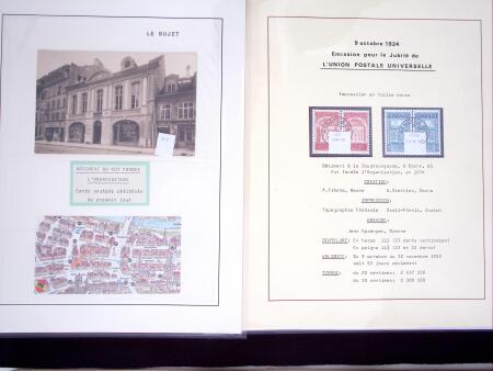 1924 50 Jahre Weltpostverein / 50 ans de l'U.P.U.