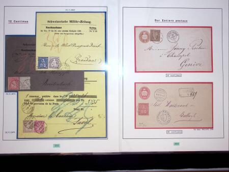 FRANKATUREN: Reichhaltige Partie 59 Briefe und Frankaturen,