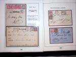 FRANKATUREN: Reichhaltige Partie 59 Briefe und Frankaturen,
