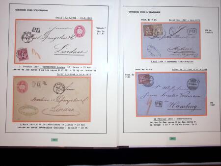 FRANKATUREN: Reichhaltige Partie 59 Briefe und Frankaturen,
