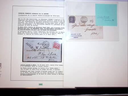 FRANKATUREN: Reichhaltige Partie 59 Briefe und Frankaturen,