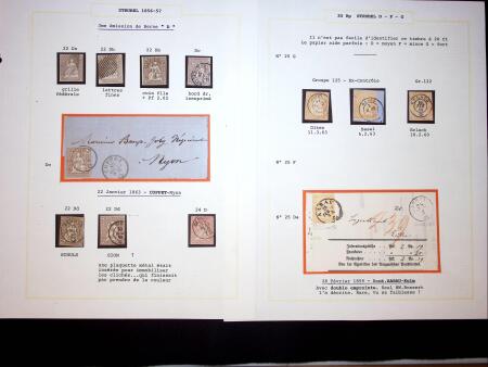 SAMMLUNG: Gebrauchte Sammlung auf 11 Albumseiten montiert