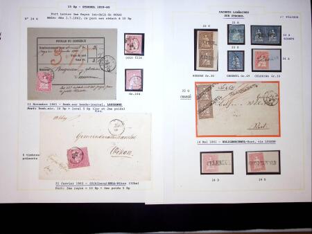 SAMMLUNG: Gebrauchte Sammlung auf 11 Albumseiten montiert