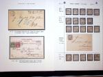 1882-1907 ZIFFERMUSTER Sammlung auf 21 Albumblättern,