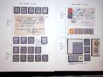 1882-1907 ZIFFERMUSTER Sammlung auf 21 Albumblättern,