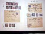 1882-1907 ZIFFERMUSTER Sammlung auf 21 Albumblättern,
