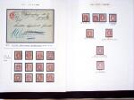 1882-1907, Sammlung STEHENDE HELVETIA in ein Album.