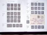 1882-1907, Sammlung STEHENDE HELVETIA in ein Album.