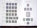 1882-1907, Sammlung STEHENDE HELVETIA in ein Album.